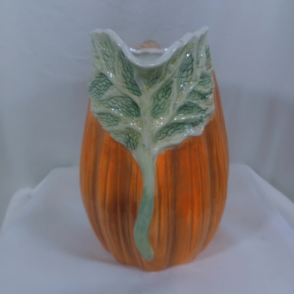 OCI Pitcher From 1989 2 Qt Pumpkin- Shaped Perfect Condition Collectable - Picture 2 of 7
